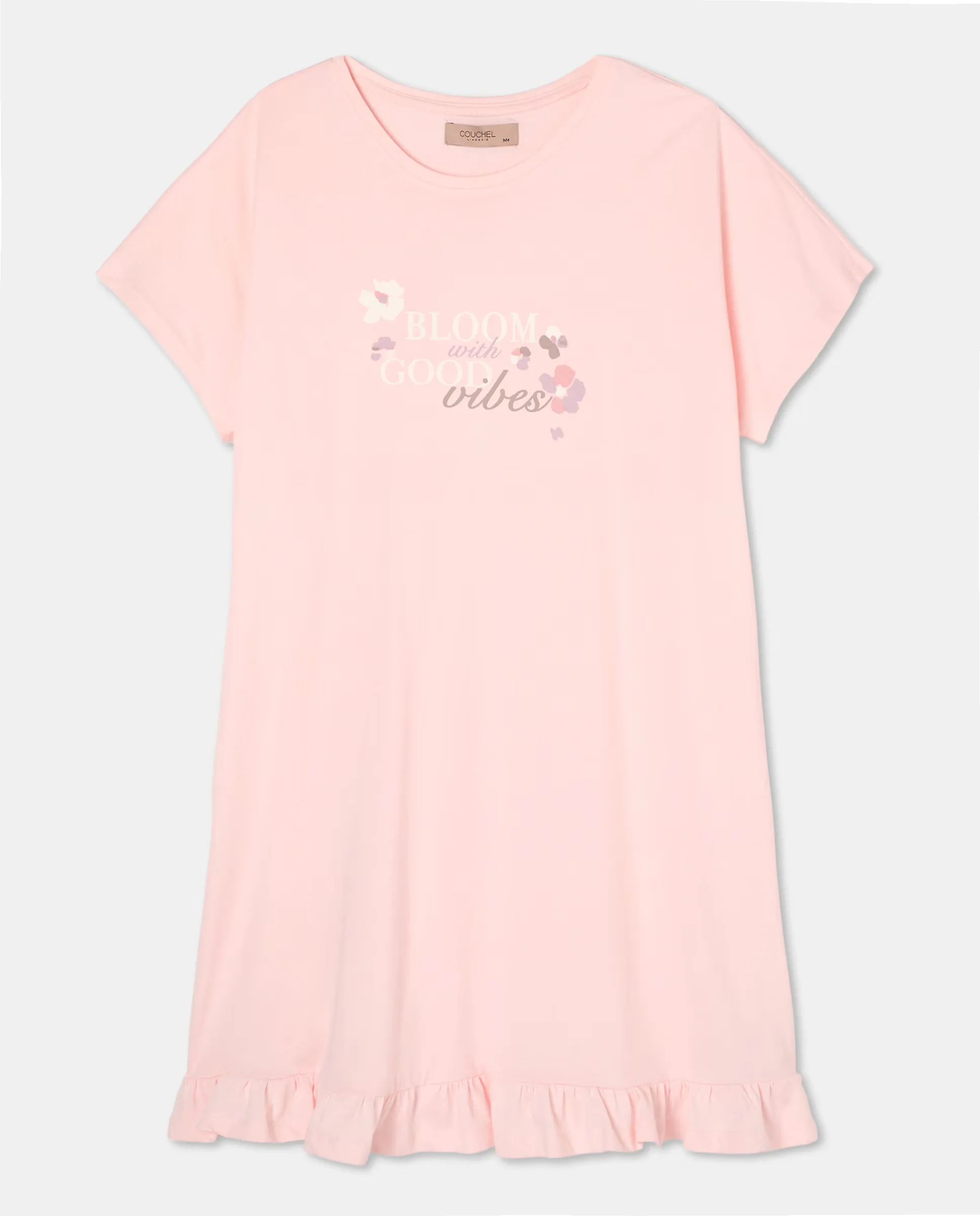 

Женская ночная рубашка с рюшами Couchel, цвет 200 Rosa