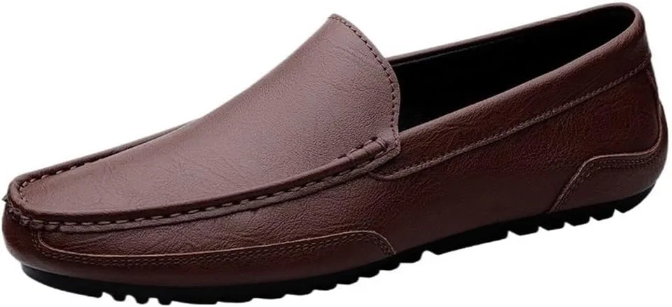 Лоферы кожаные Brown DHFIRUFSHLO