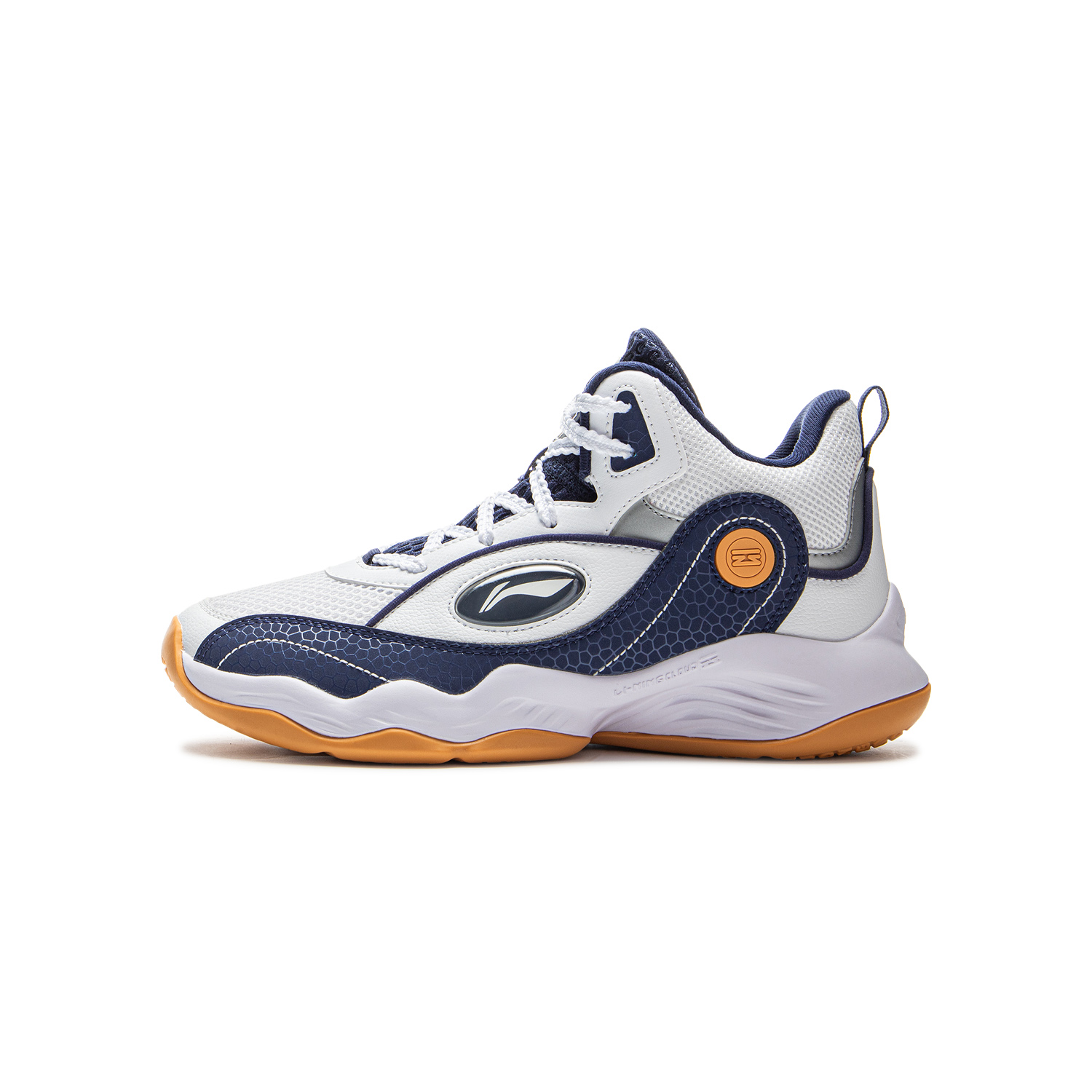 

LINING YOUNG Низкие детские баскетбольные кроссовки бело-голубые Kids'