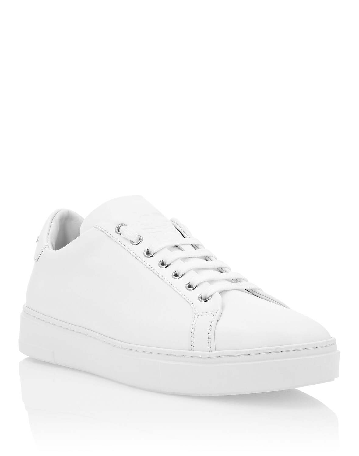 

Кожаные кроссовки Skull and Plein Philipp Plein, белый