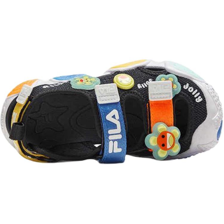 Детские сандалии SEASON FSW для дошкольников FILA KIDS, черный/желтый — фото 3