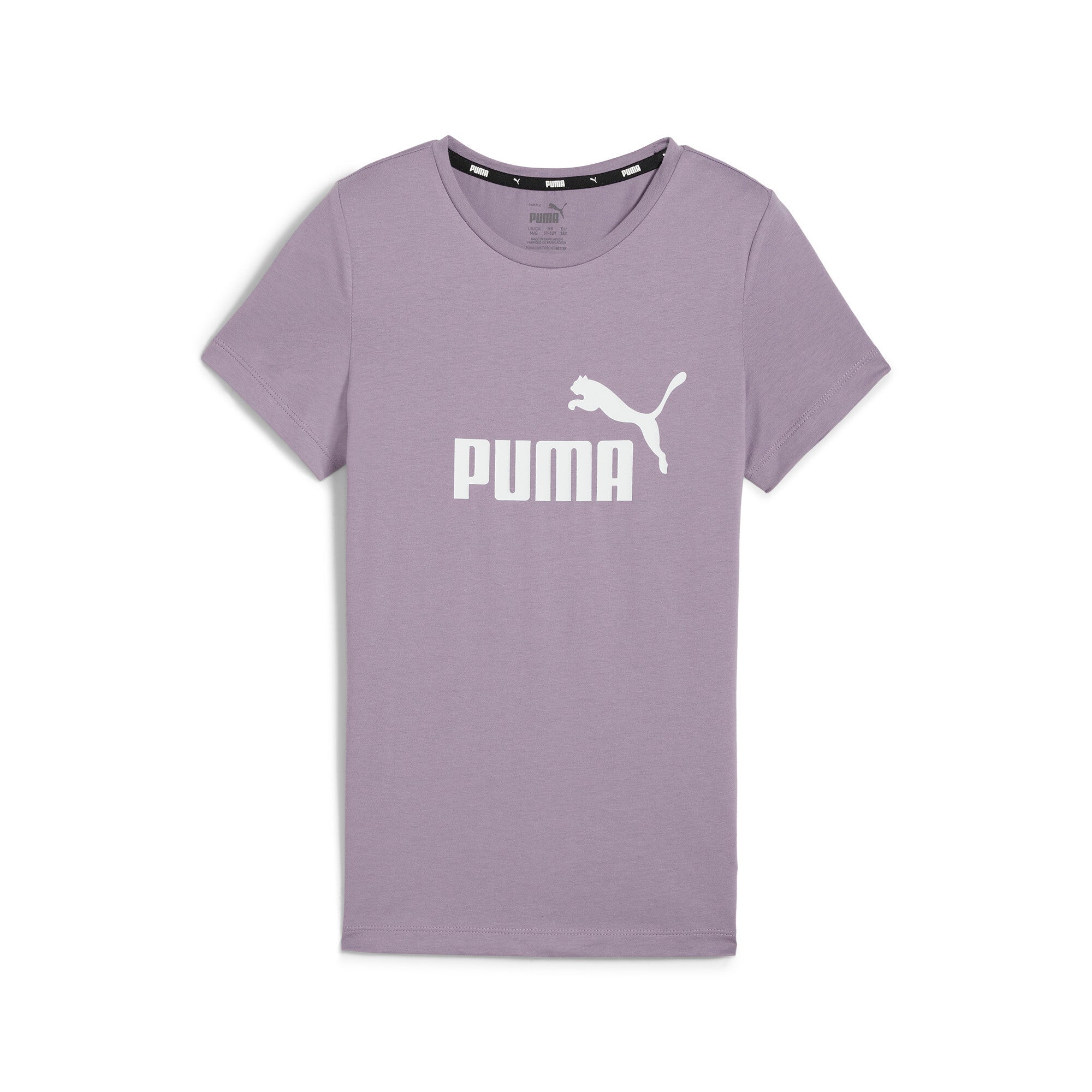 

Футболка с логотипом PUMA Big Kids' Girls' Essentials, цвет pale plum