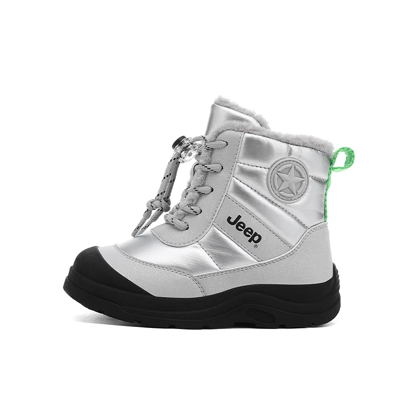 Высокие зимние ботинки Darth Vader для детей Jeep, Star Diamond Silver[Walk on Snow, Keep Warm and Secure]