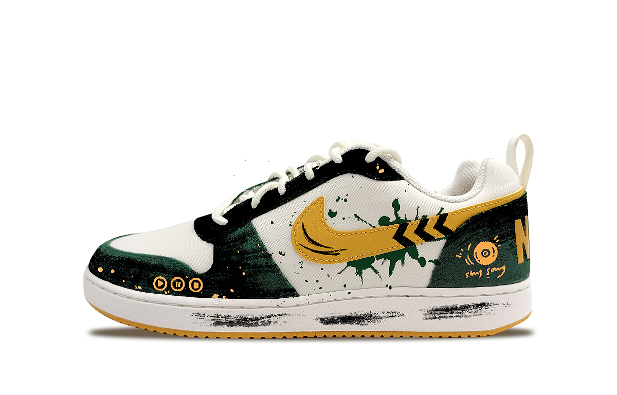 

Nike Кроссовки Court Borough с противоскользящей и износостойкой подошвой, низкие, для скейтбординга, мужские, зеленые, цвет Green