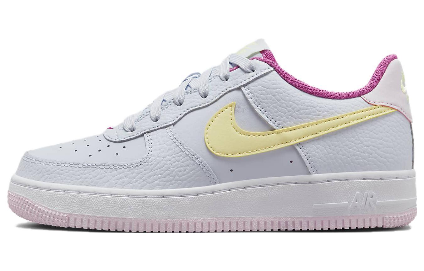 

Кроссовки Nike Air Force 1 GS Grey Citron Fuchsia