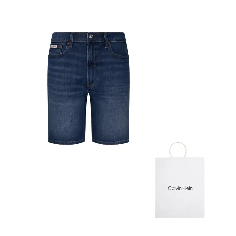 Джинсовые шорты мужские Calvin Klein, синий
