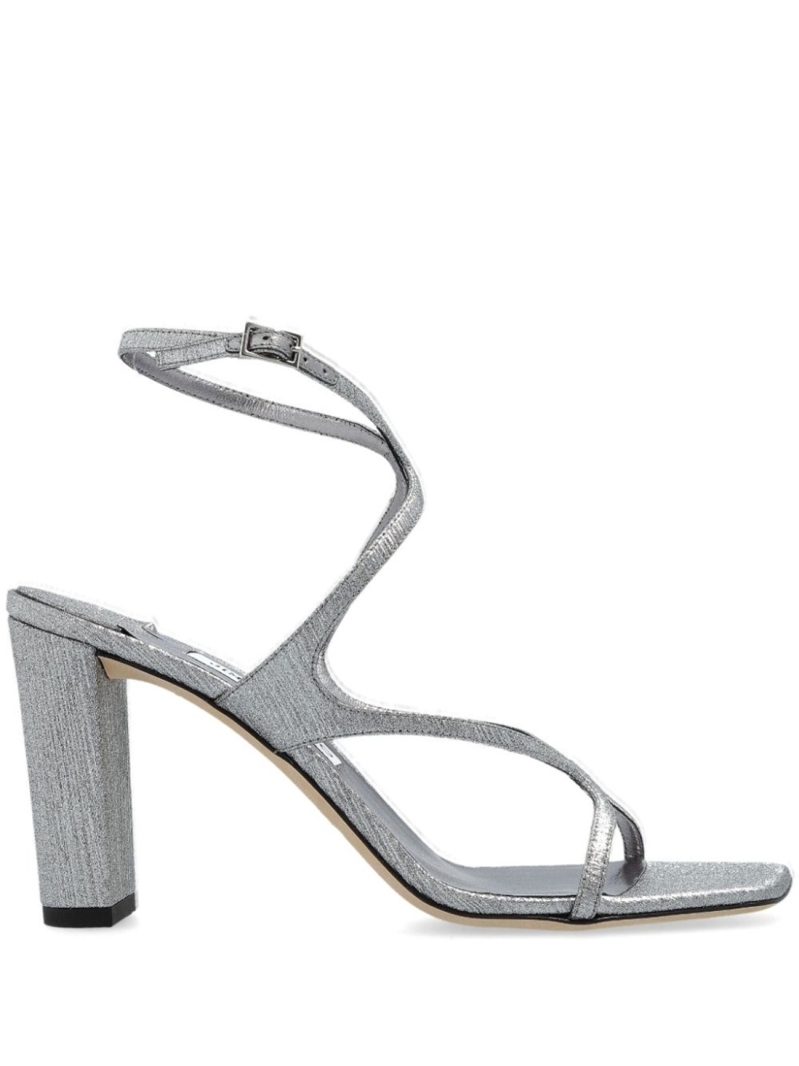 Сандалии Azie 85 мм Jimmy Choo, серебряный