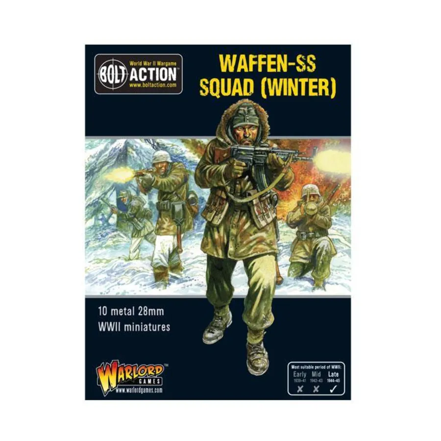 

Отряд Ваффен-СС (зима), Bolt Action - German - Waffen-SS (28mm)