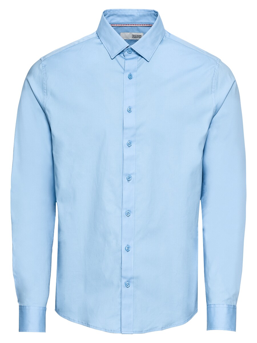 

Рубашка на пуговицах классического кроя !Solid Tyler , Light blue