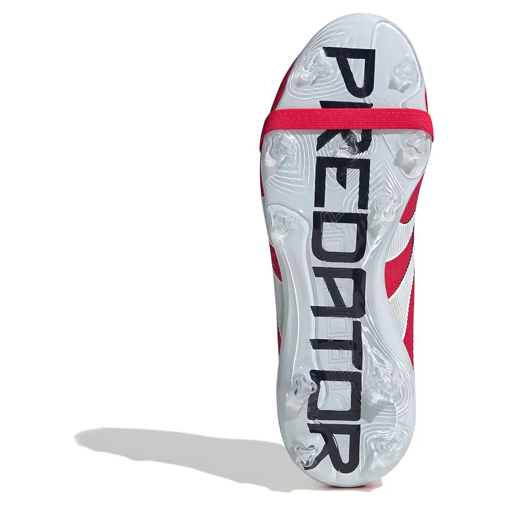 Футбольные бутсы adidas Predator Elite Fold Over Tongue FG kids, красный — фото 2