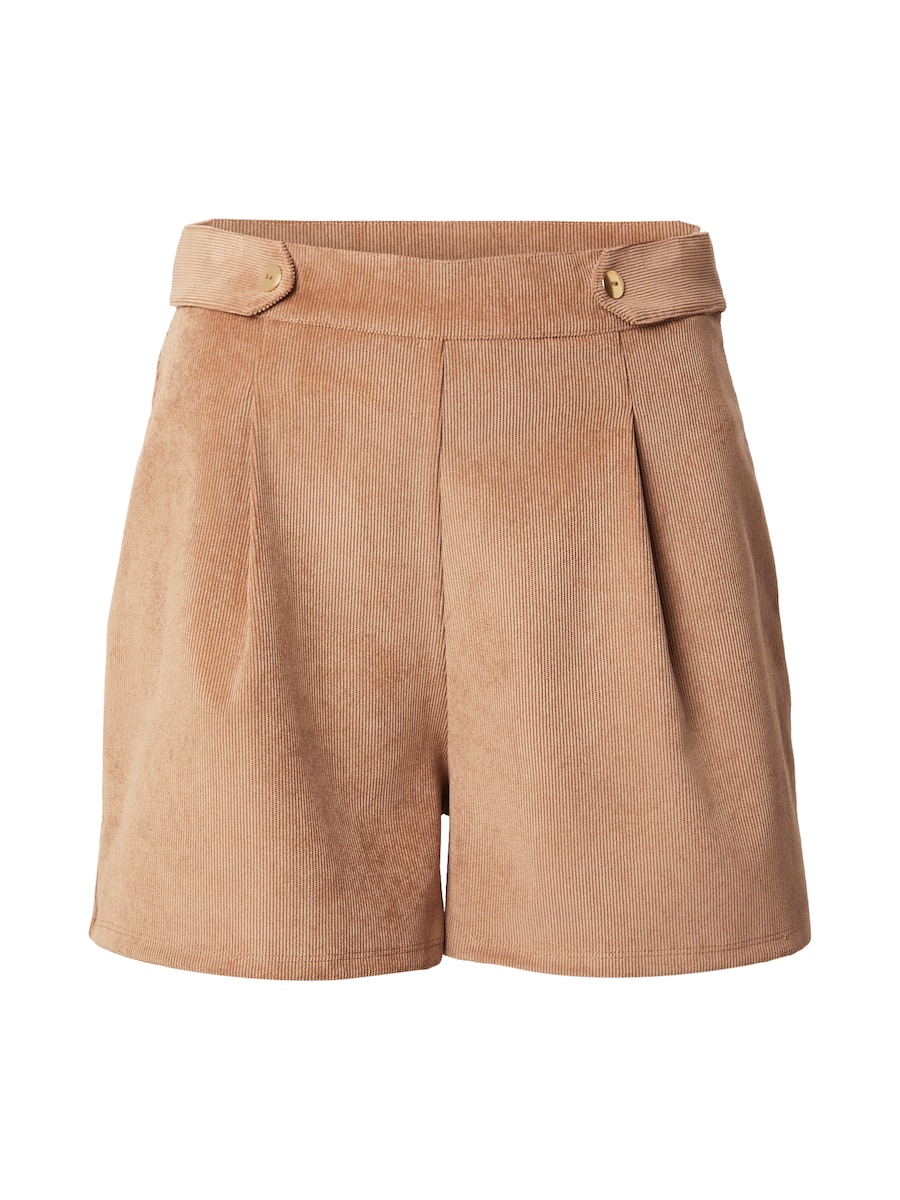 

Обычные брюки со складками спереди ABOUT YOU Hedda, темно-бежевый