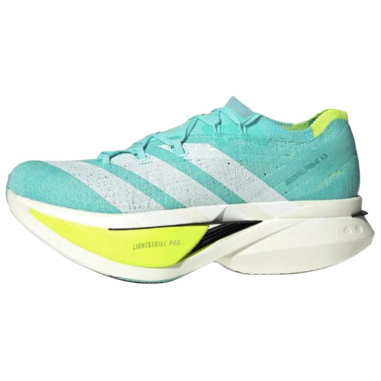 Кроссовки Adizero Prime X 3.0 Strung 'Flash Aqua Lucid Lemon' Adidas, Green