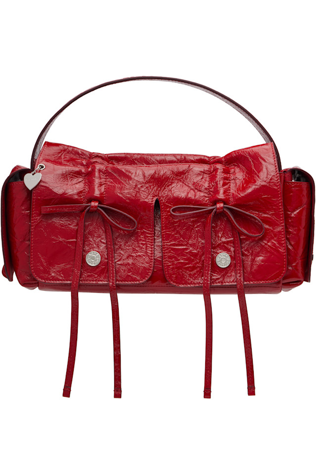 

Сумка с множеством карманов Acne Studios, красный