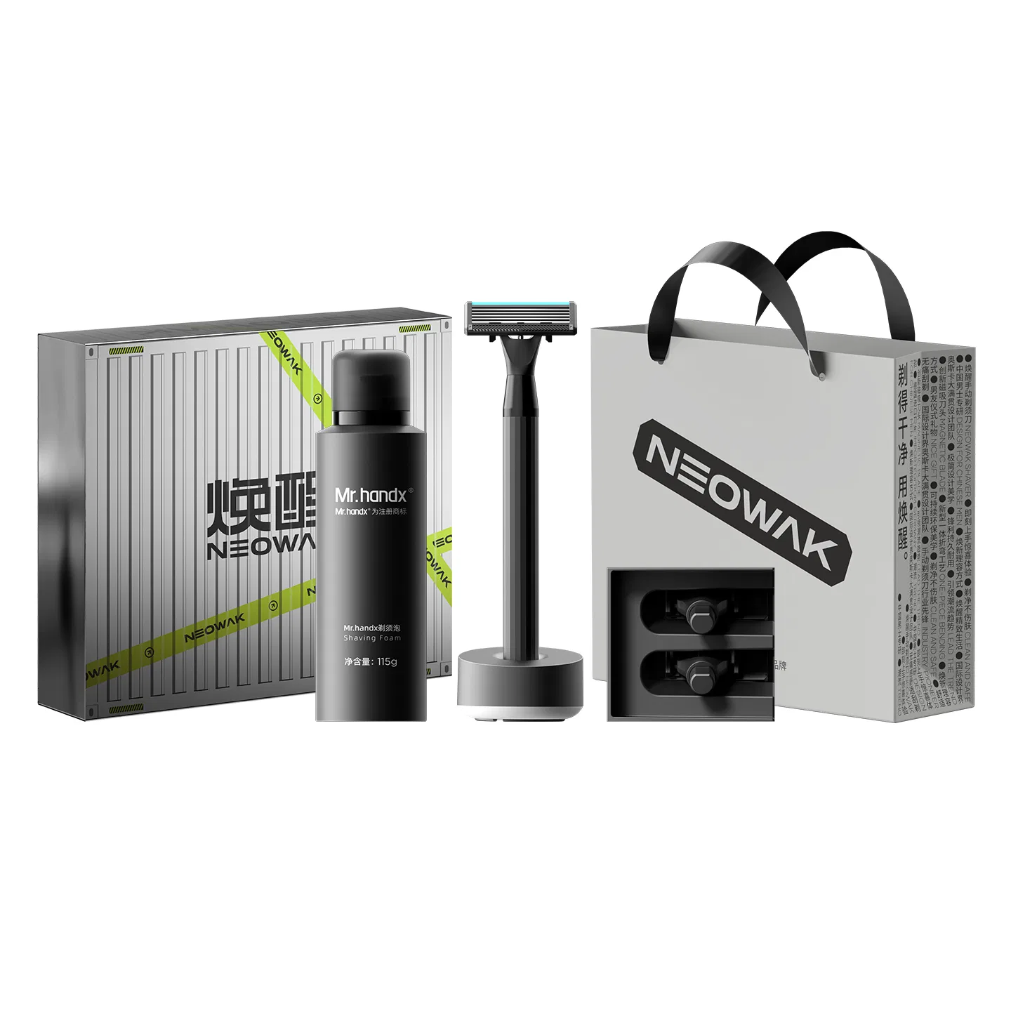 Бритва мужская Vintage 5 лезвий H300 Black — фото 2