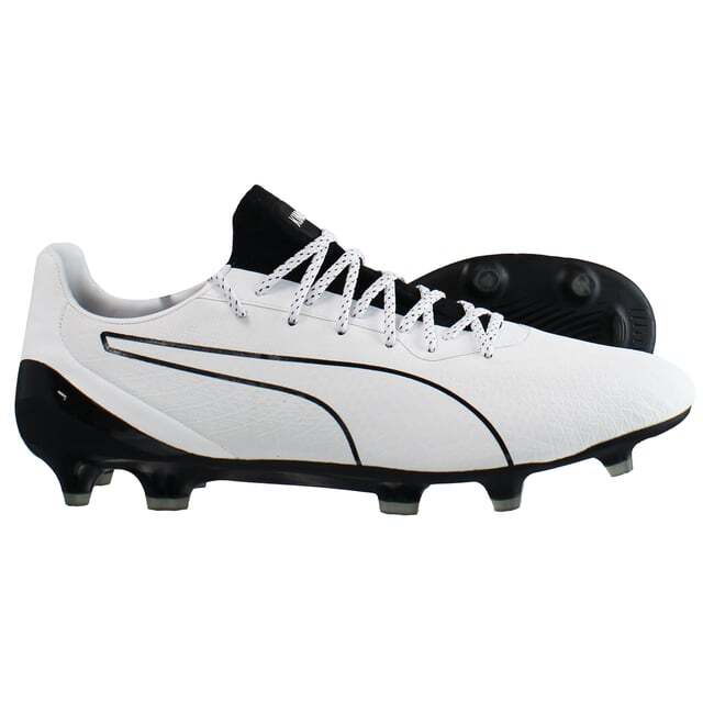 Белые мужские бутсы King Platinum Lacer Touch fg/ag Puma, белый — фото 4