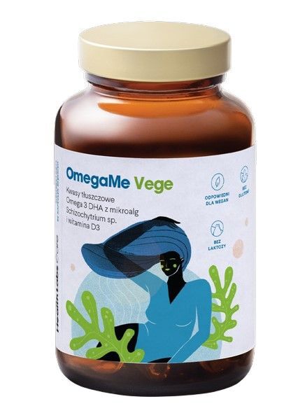 

Омега-3 кислоты с витамином D3 Health Labs Omega Me Vege, 60 шт