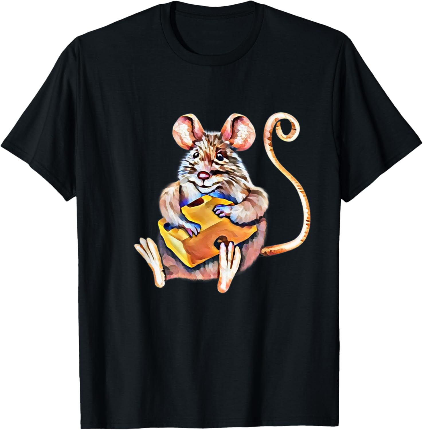 

Футболка с изображением мыши и крысы Rat Mouse Women'S | Girls Men Kids Boys Gifts, черный