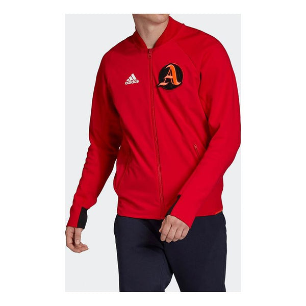 

Куртка men's sports stylish jacket red Adidas, красный