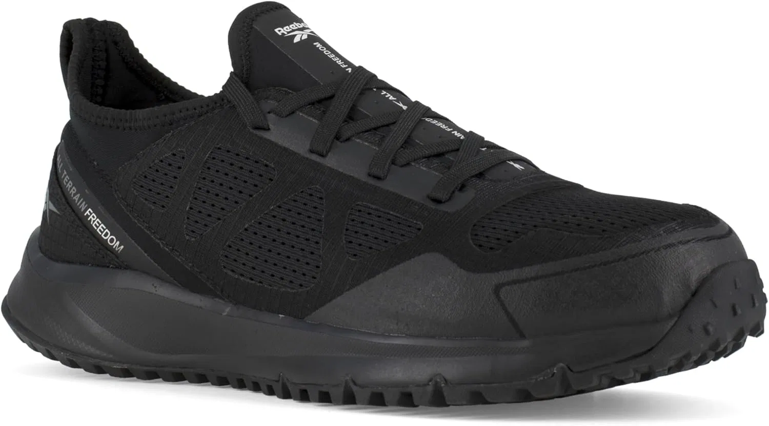 Мужские защитные кроссовки Reebok Safety for All Terrain для обеспечения безопасности, черный