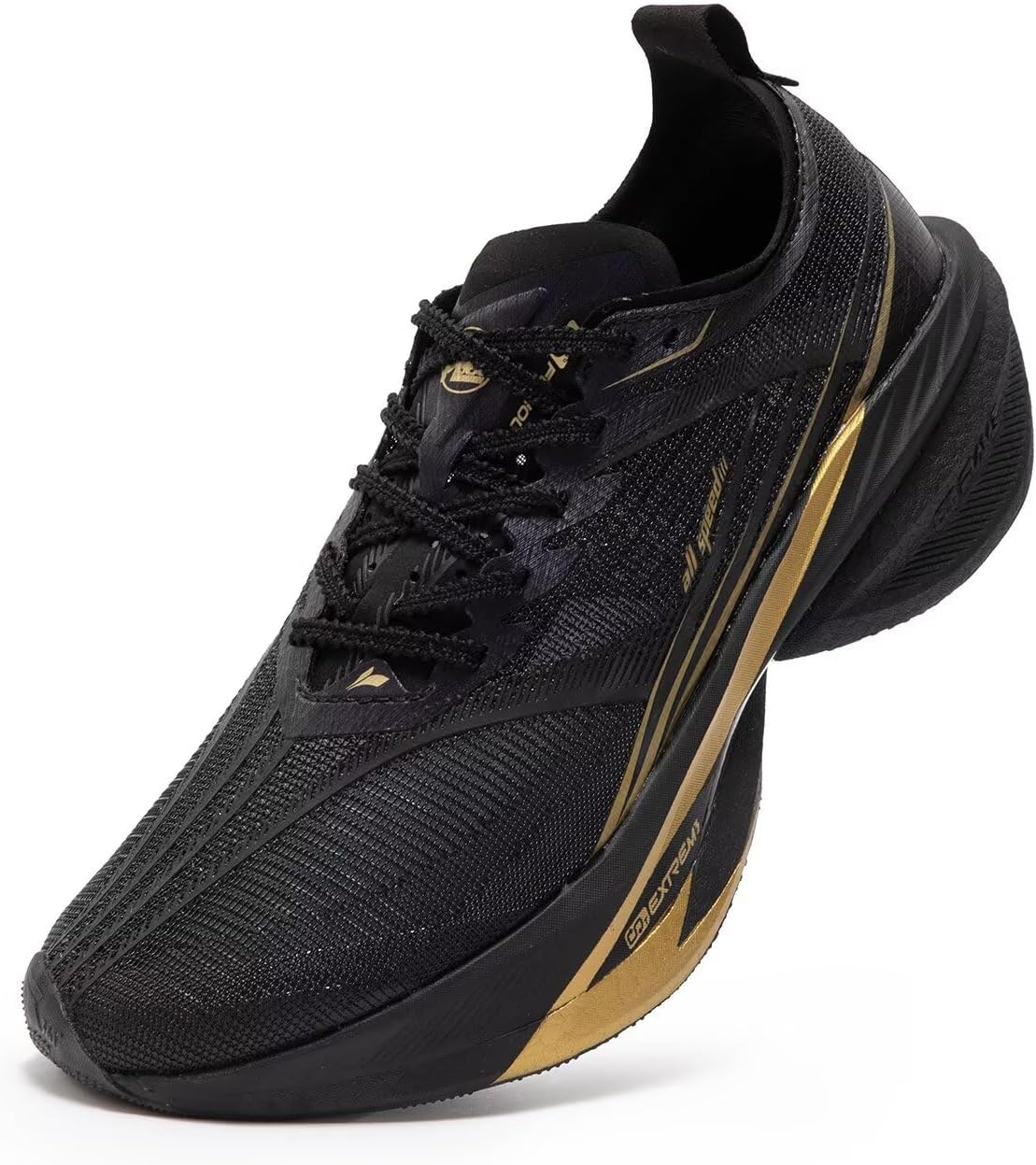 

Мужские беговые кроссовки 361 Furious 2.0 с карбоновой подошвой для широкой стопы, легкие, дышащие, противоскользящие, для марафонов и повседневных тренировок, профессиональные мужские кроссовки 361°, черный