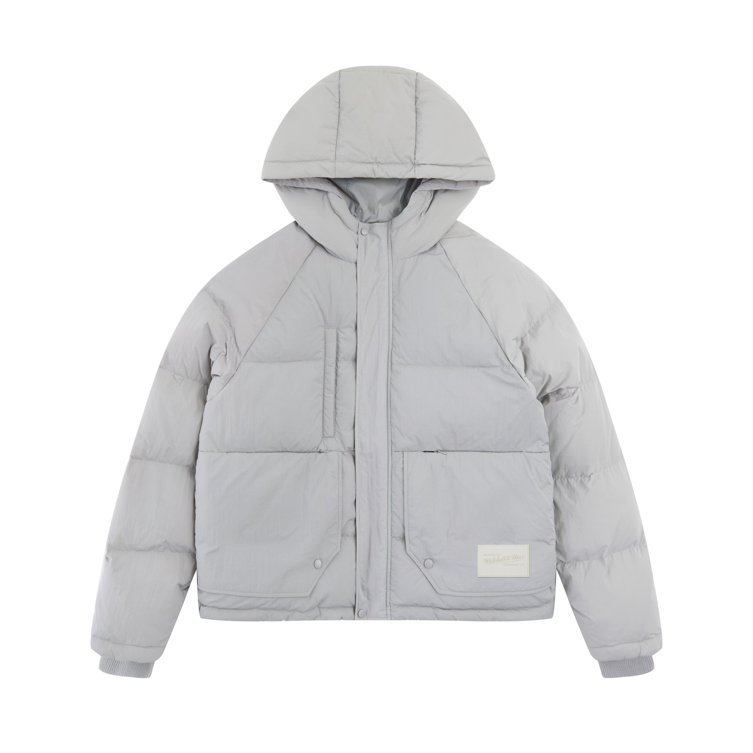 

Mitchell Ness Куртка пуховик Mitchell & Ness унисекс светло-серая, Light Gray