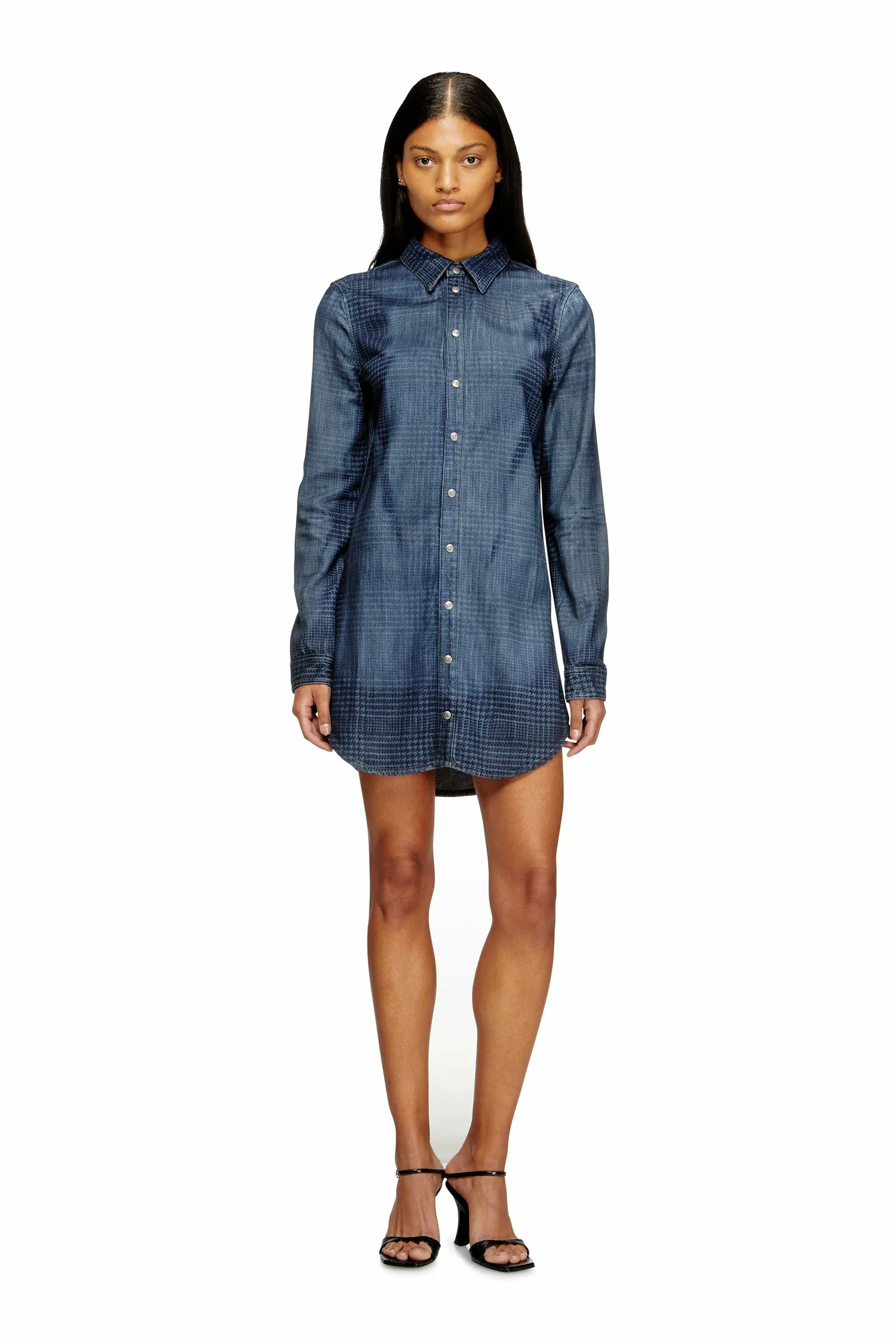Женское джинсовое платье-рубашка DE-EAZY DRESS-S Diesel, Indigo Blue