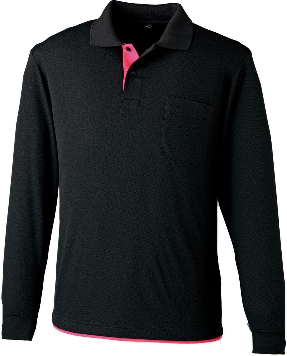 

Поло Ogura Outdoor с длинными рукавами, быстросохнущее, многослойное, модель 6019 Kokuraya, черный