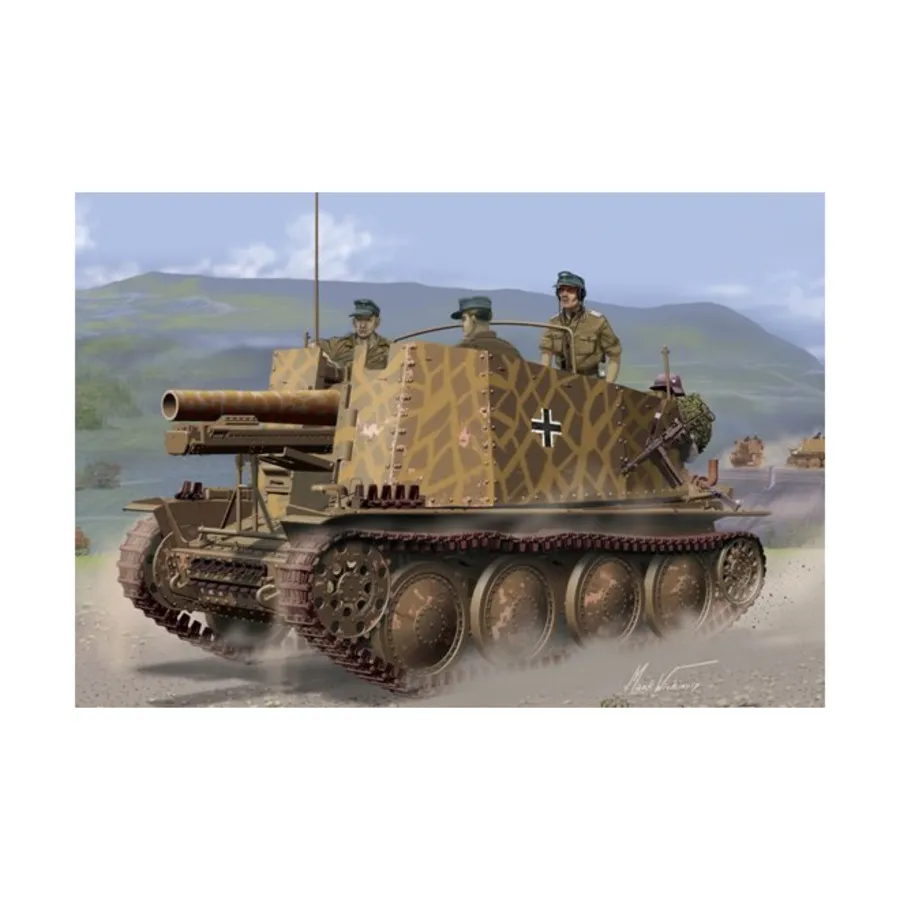 

Sd.Kfz.138/1 Geschutzwagen 38 H мех s.IG.33/1 Начальное производство, Dragon Models - '39 to '45 Series - Germany (1:35)