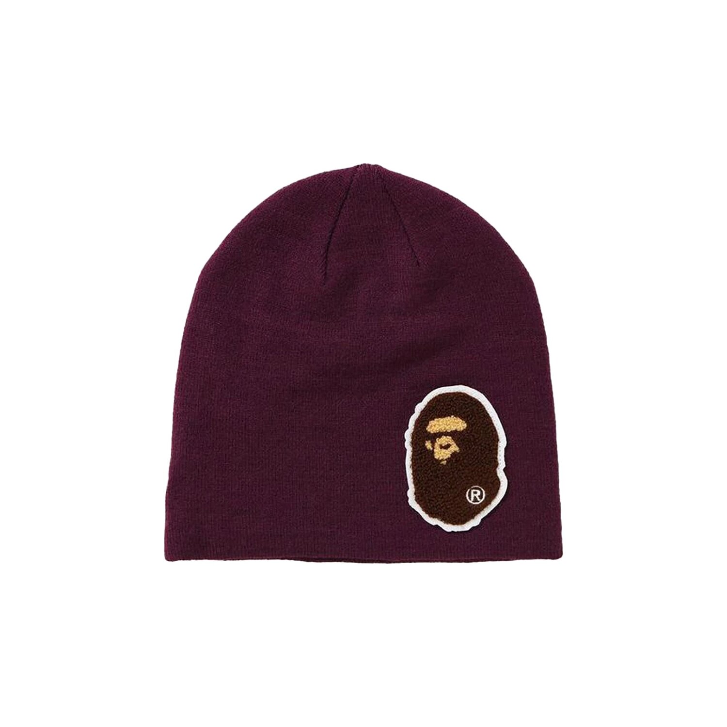 

Вязаная шапка BAPE Big Ape Head, Фиолетовый