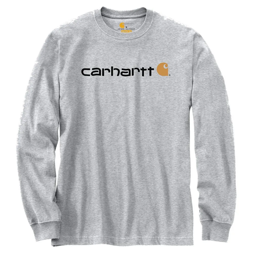 

Лонгслив Carhartt Emea Core Logo, серый