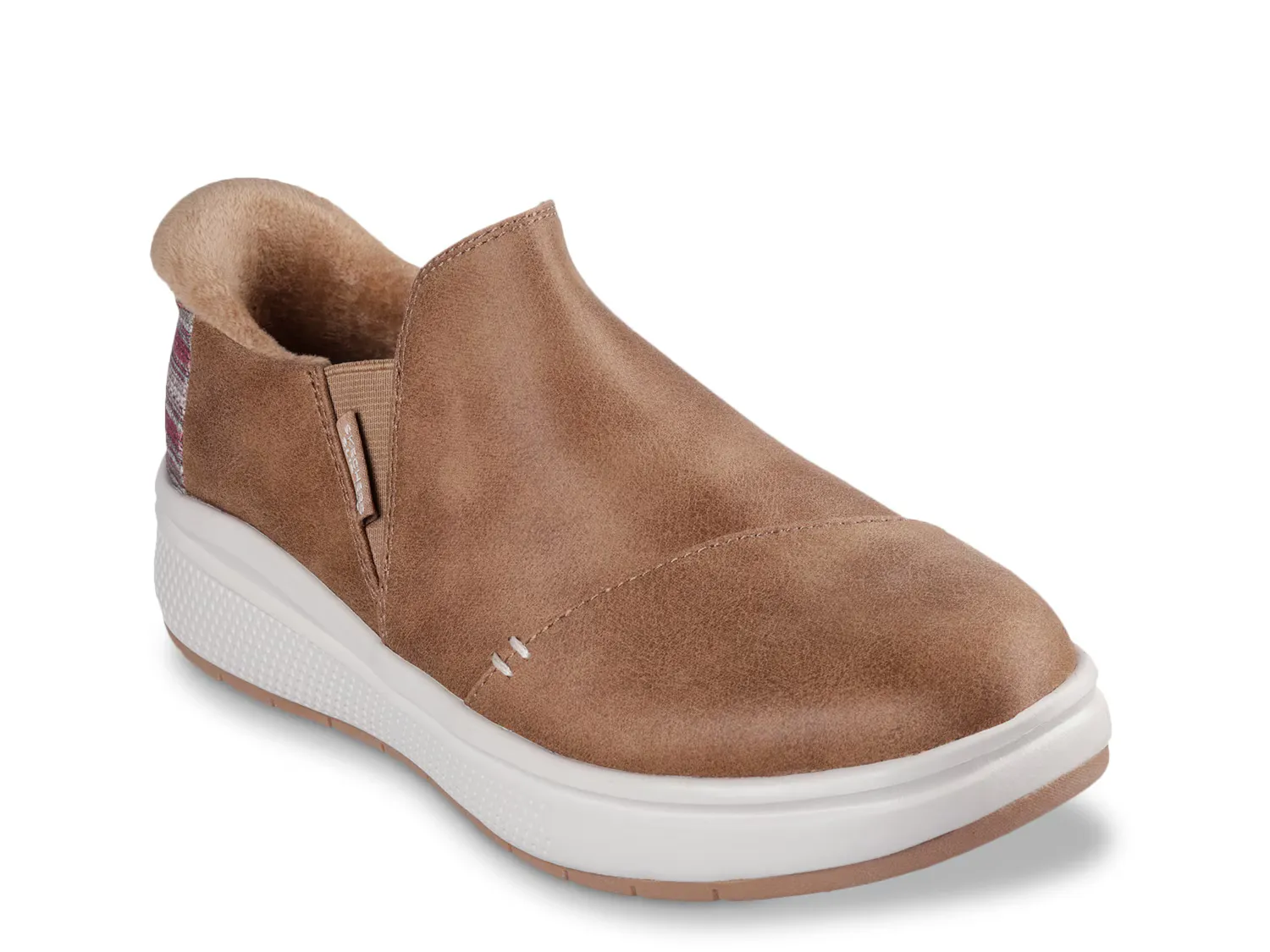 

Кроссовки BOBS Slip-Ins Skipper Wave Stay Snug Slip-On Skechers, коричневый
