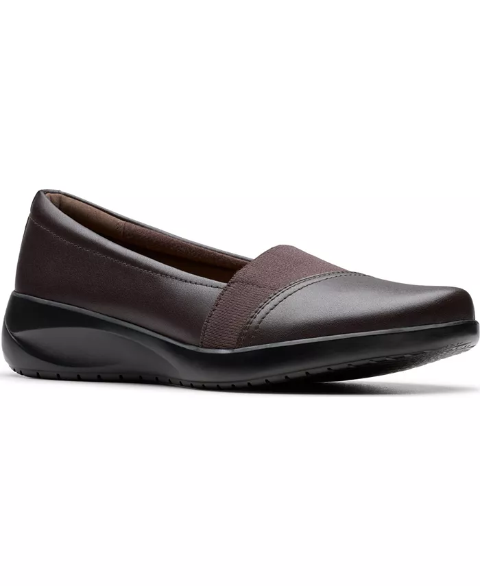 Женские лоферы Kaetlyn Rhea с круглым носком Clarks, коричневый