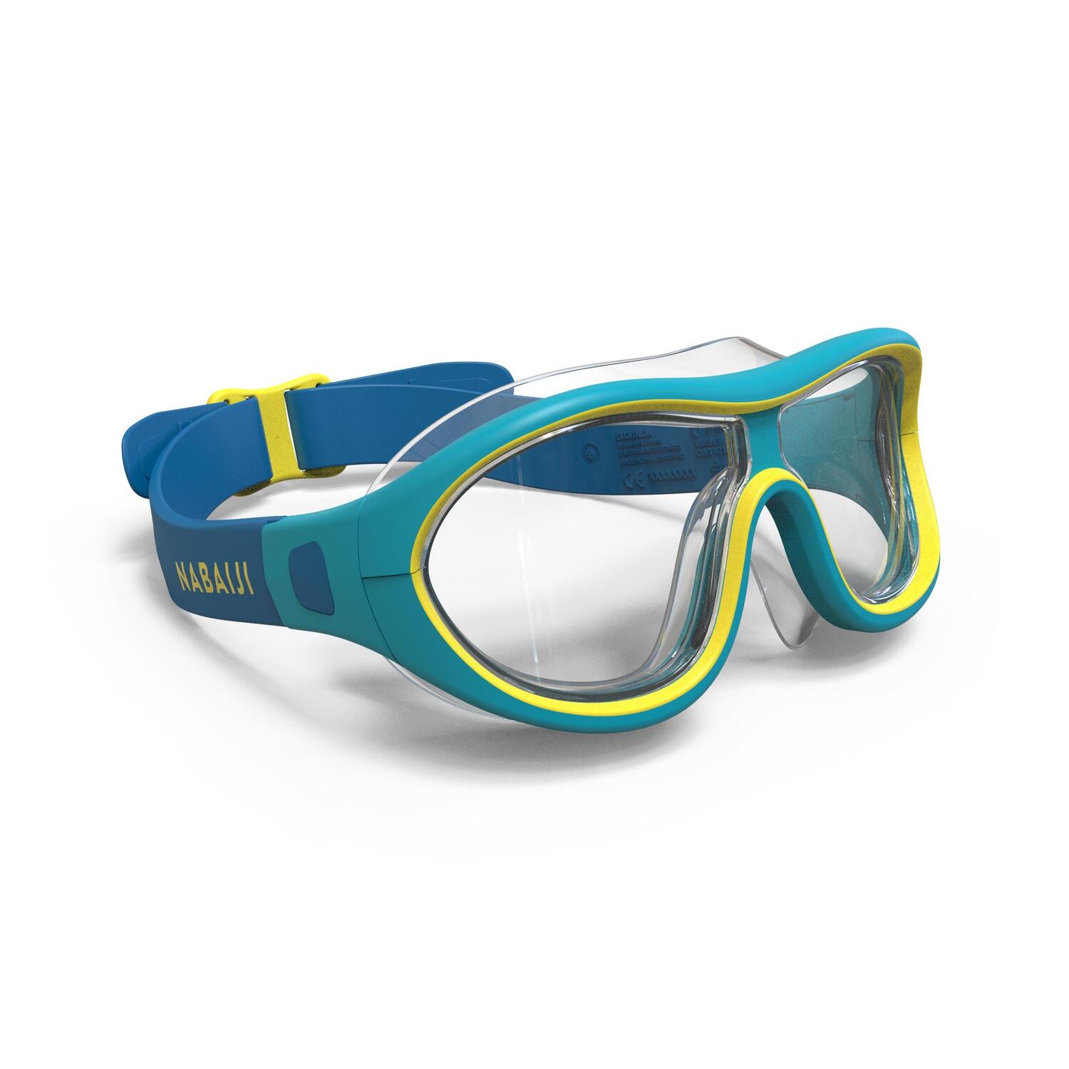 

Маска для плавания Decathlon Swimdow 100 / Jr с прозрачными линзами Nabaiji, синий