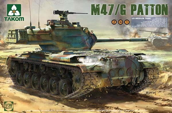 

Средний танк M47/G Patton Us 1:35 Takom 2070
