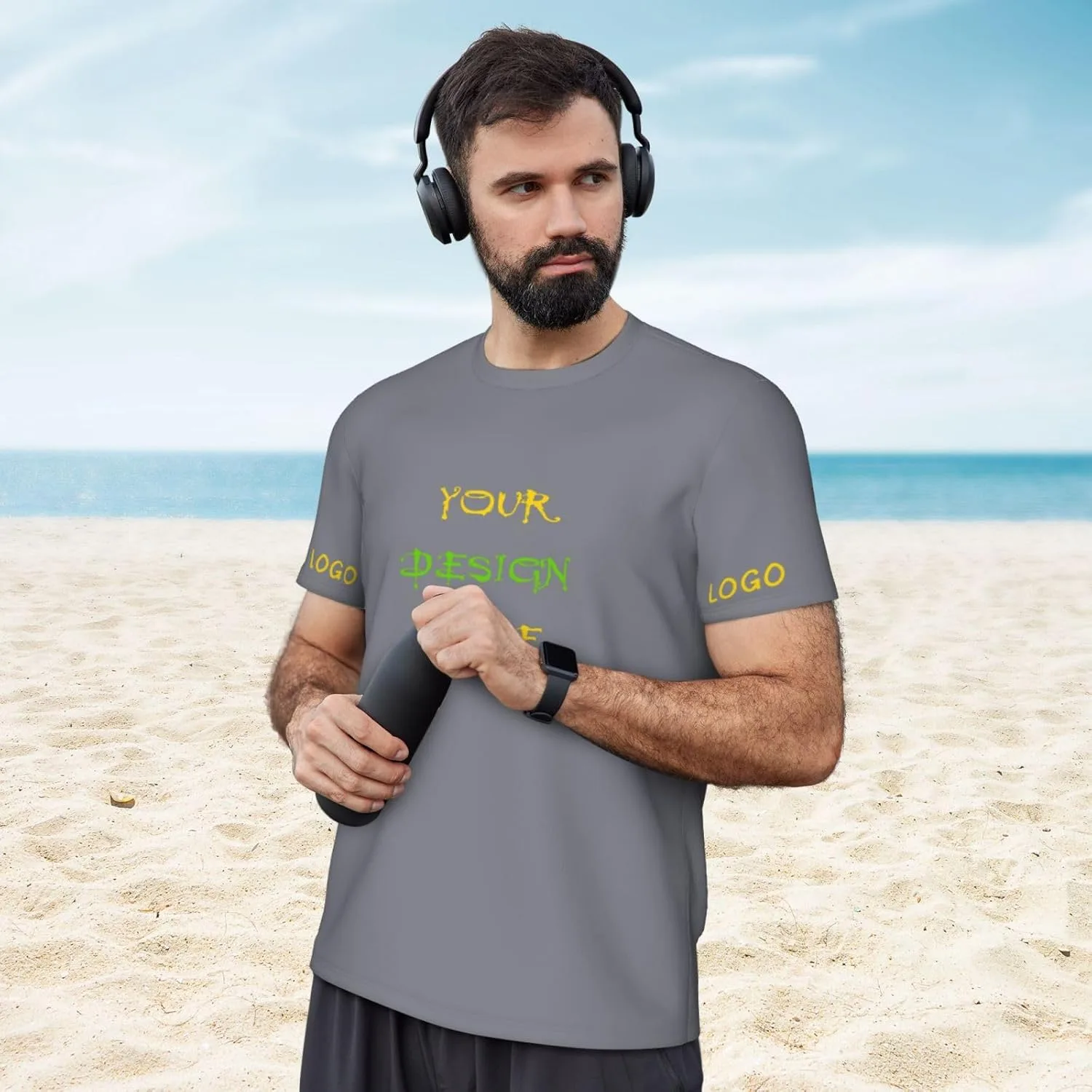 Футболка Custom Men's Novelty — фото 4