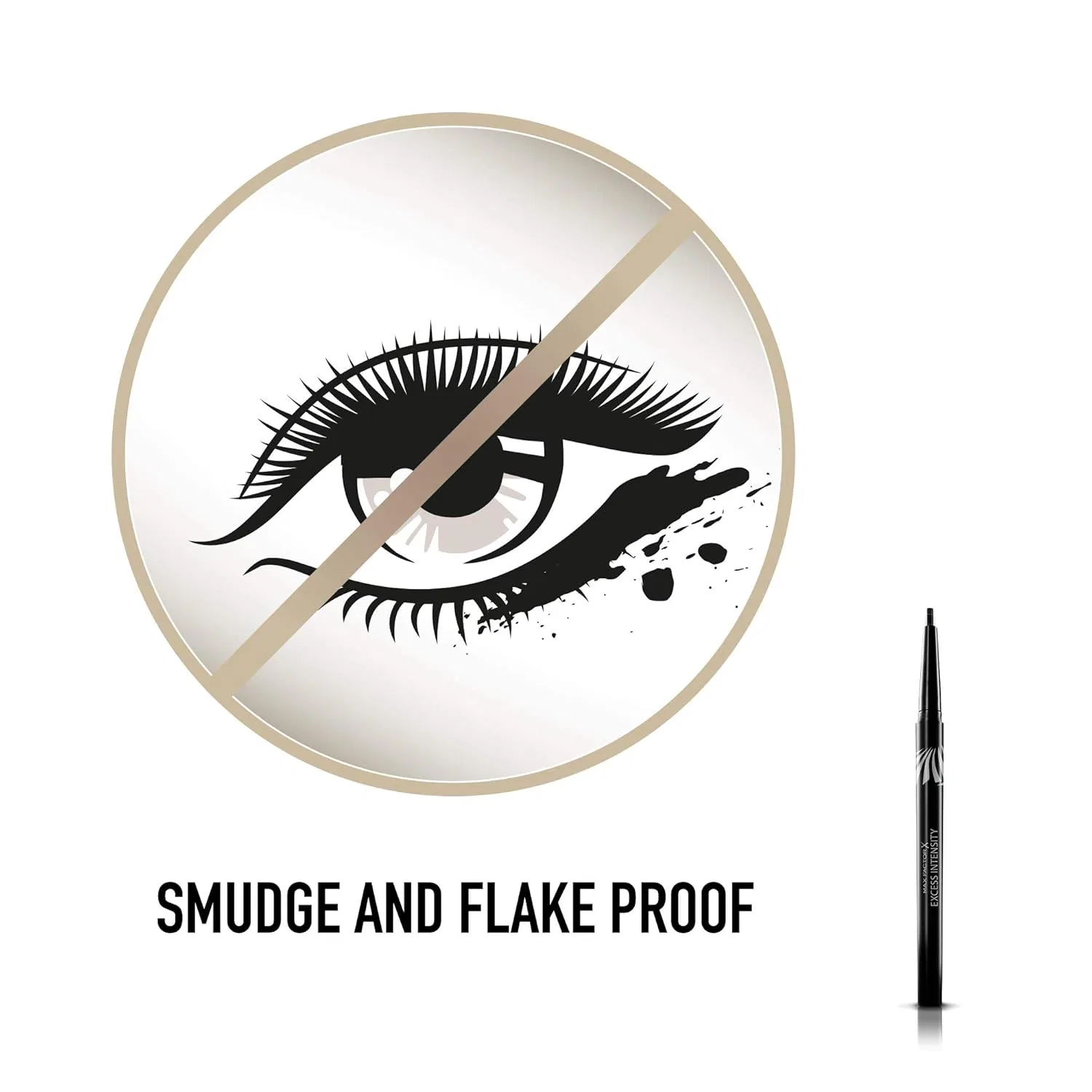 Водостойкая подводка-карандаш Max Factor Excess Intensity Longwear Eyeliner, 2 г (2 шт.) Max Factor, Black — фото 4