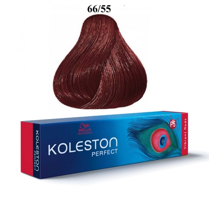 

Стойкая краска для волос Koleston Perfect 6655 Интенсивный темно-русый оттенок - 60 мл Wella Professionals