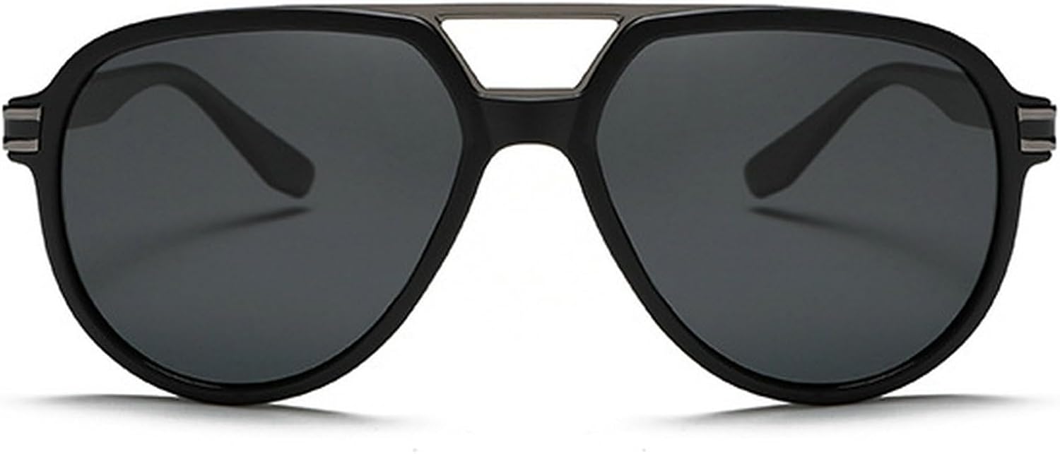 

Ретро-солнцезащитные очки-пилот для женщин, стильные солнцезащитные очки в стиле 90-х, легкие овальные очки, модные солнцезащитные очки для мужчин с защитой от УФ-излучения mincl, Black