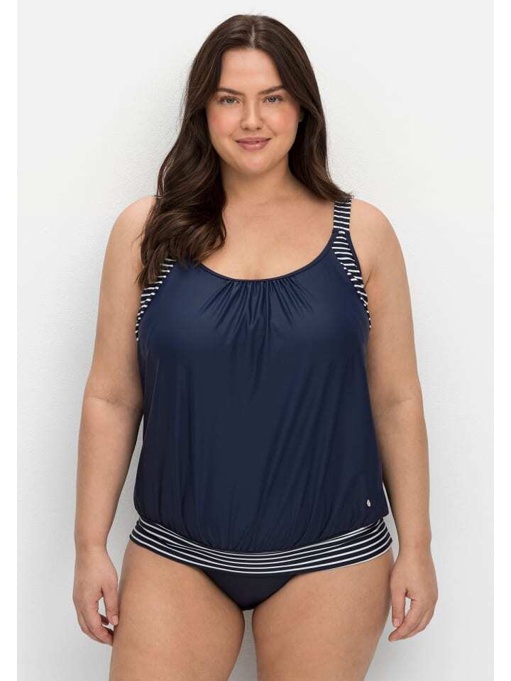 

Верх бикини sheego Tankini Top, цвет marine gestreift
