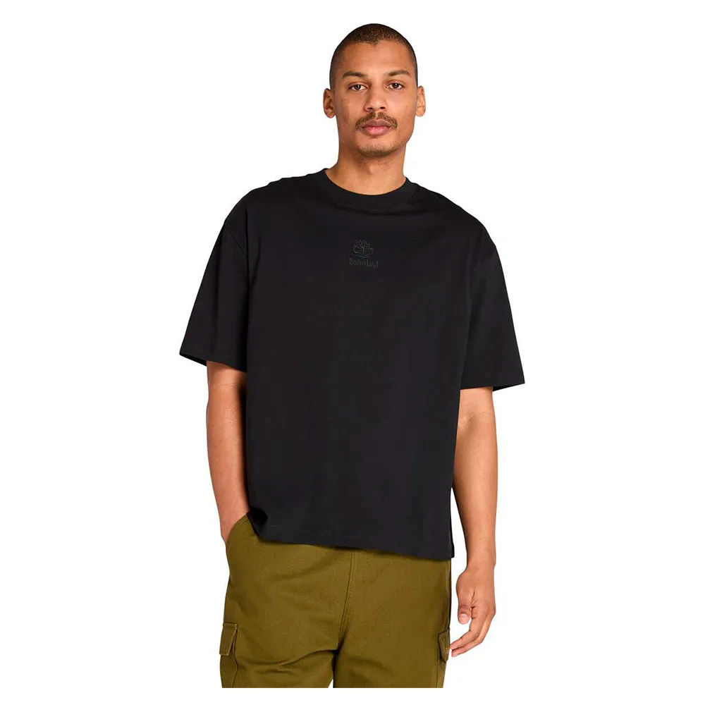 

Футболка с коротким рукавом Timberland Hampthon Tonal Stack Logo, черный