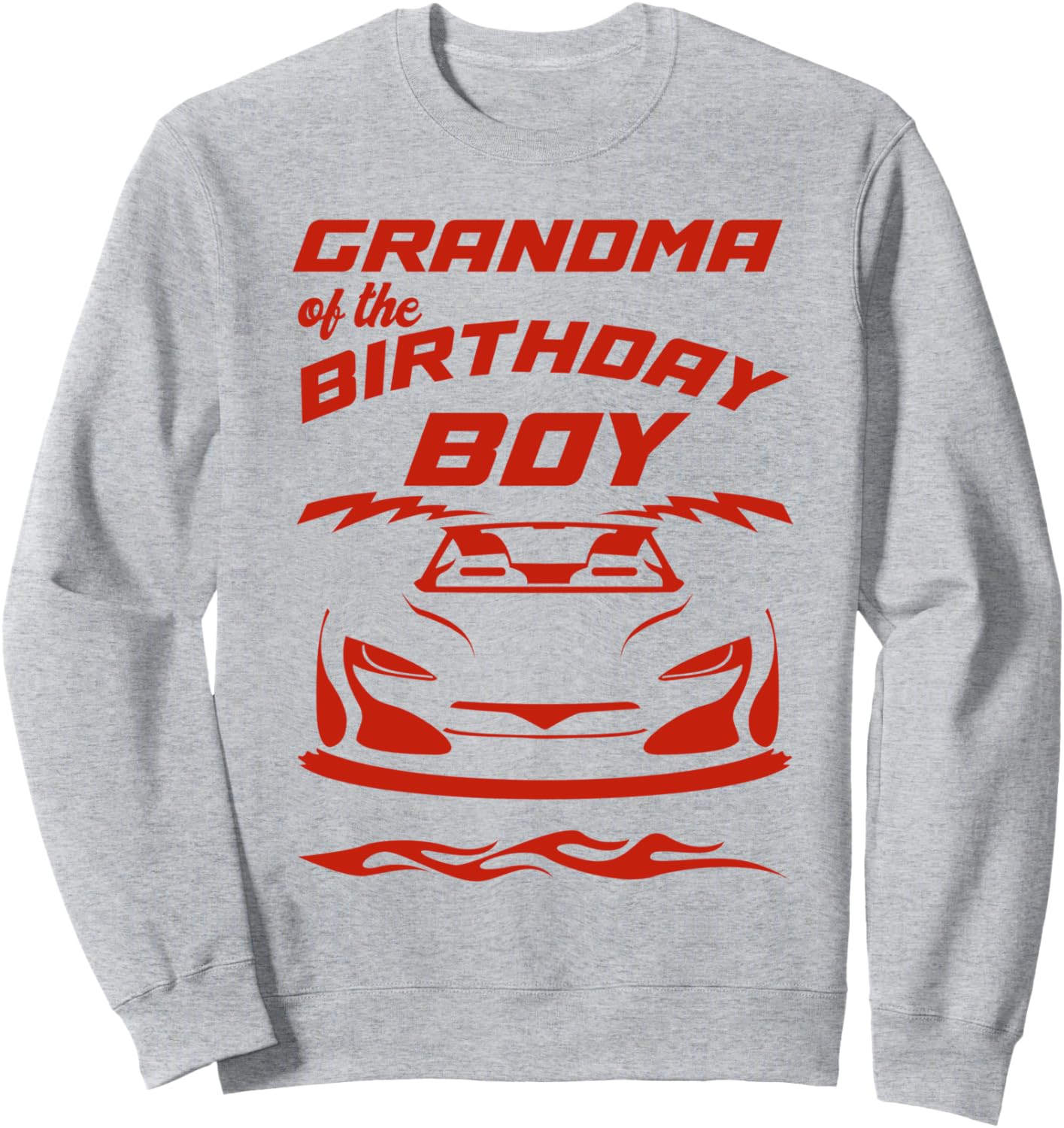 

Толстовка с изображением гоночной машинки в стиле «Бабушка именинника» (красная) для вечеринки в честь 8-летия Family Look Racing Car Theme Decorations Gifts