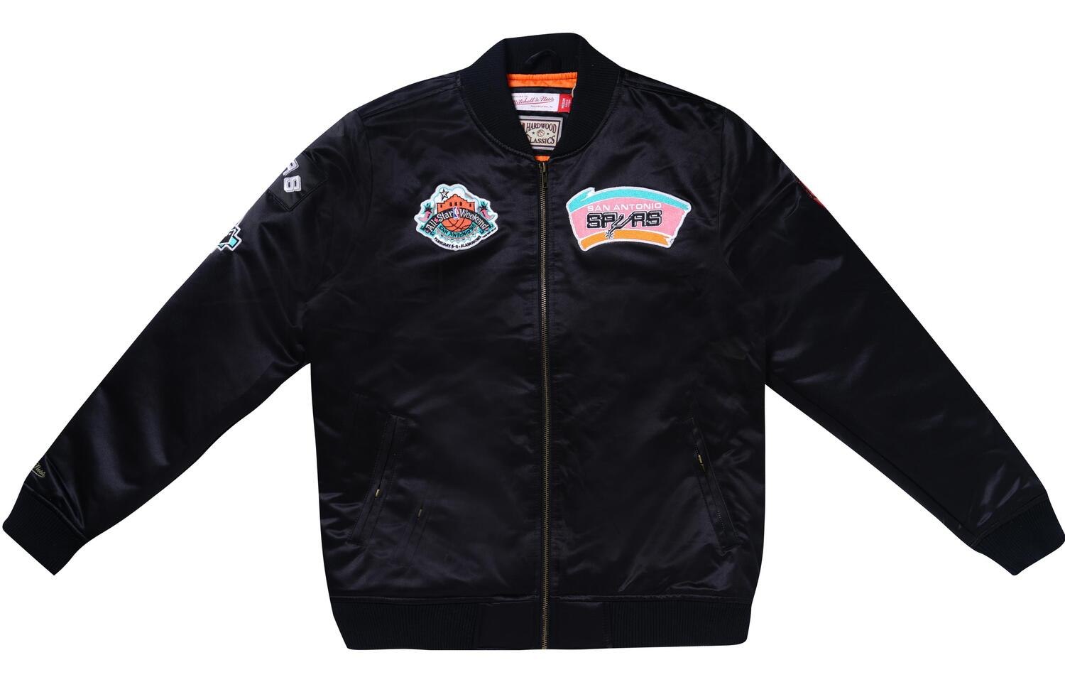 

Бейсбольная куртка унисекс черный Mitchell Ness