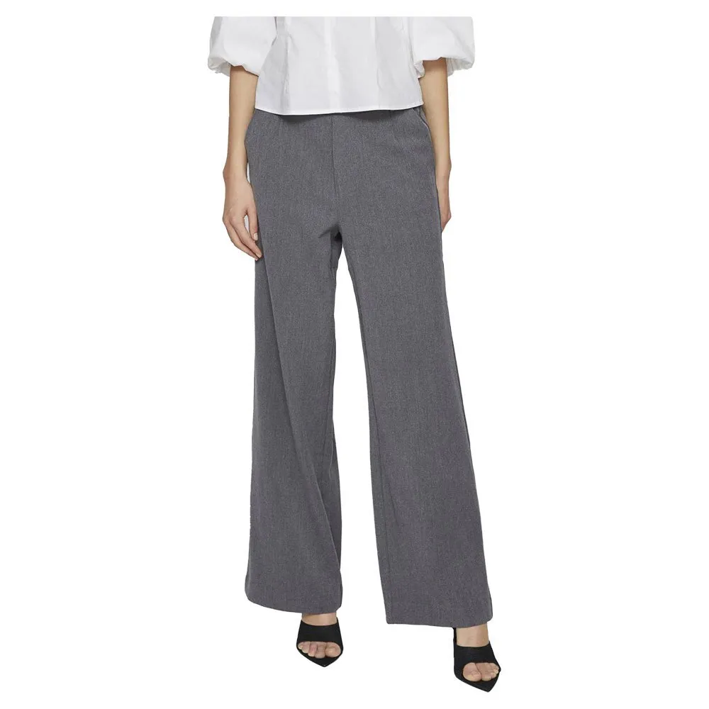 

Брюки с высокой талией Vila Varone Wide Leg, серый