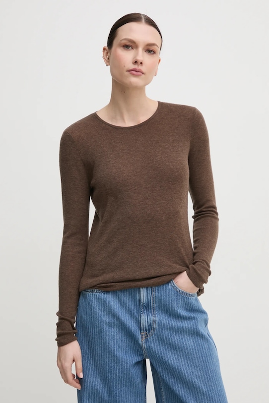 

Шерстяной свитер Mos Mosh, коричневый