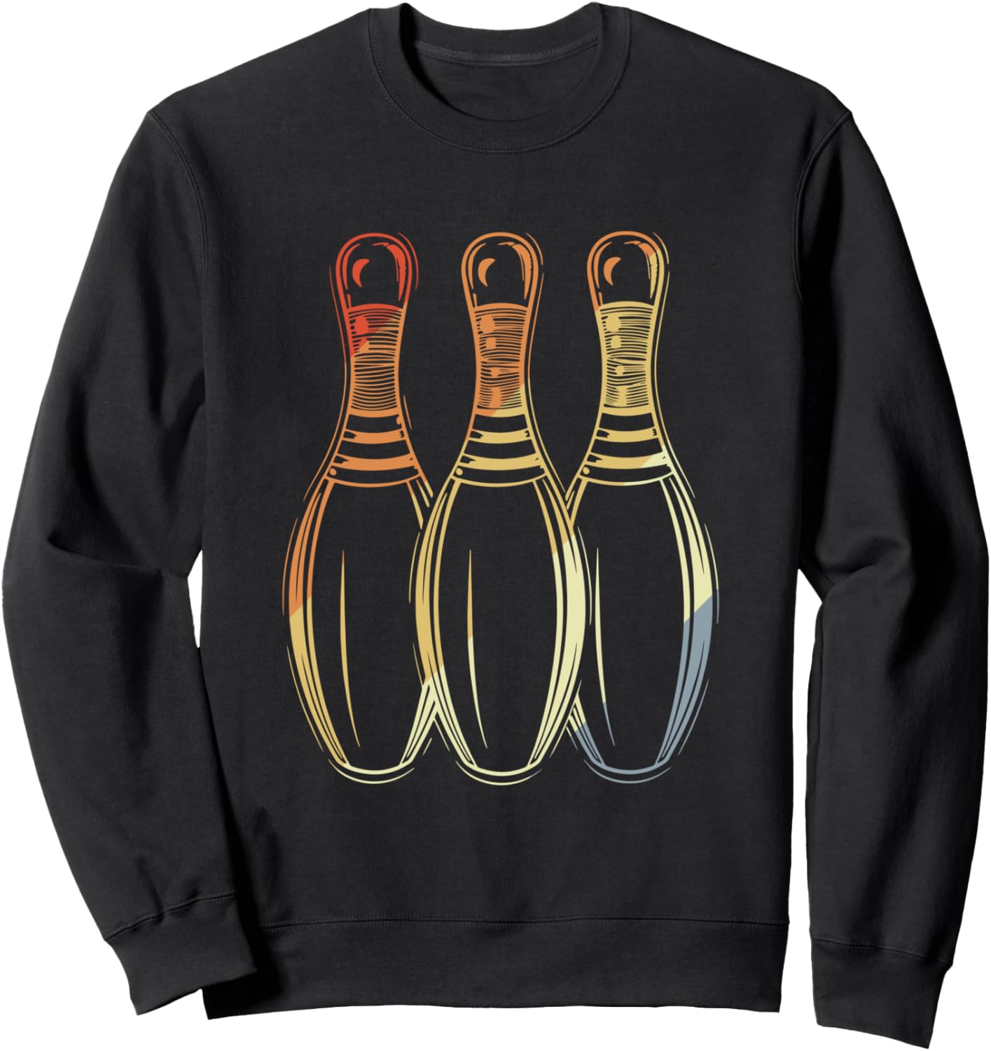 

Ретро-толстовка для боулинга Bowling Fan Graphic T-Shirt & Giveaway, черный
