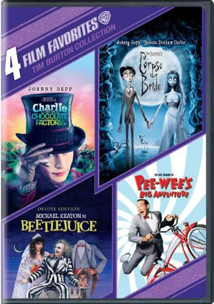 

Диск DVD 4 Film Favorites: Tim Burton Collection