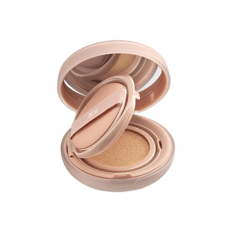 

Матовый воздушный кушон для стойкого маскирования Little Shell с эффектом осветления тона кожи, 15 г 3CE