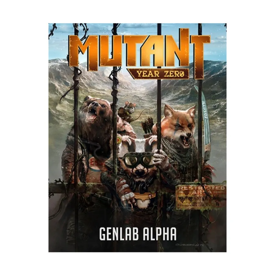 

Genlab Alpha, Mutant - Year Zero, твердый переплет