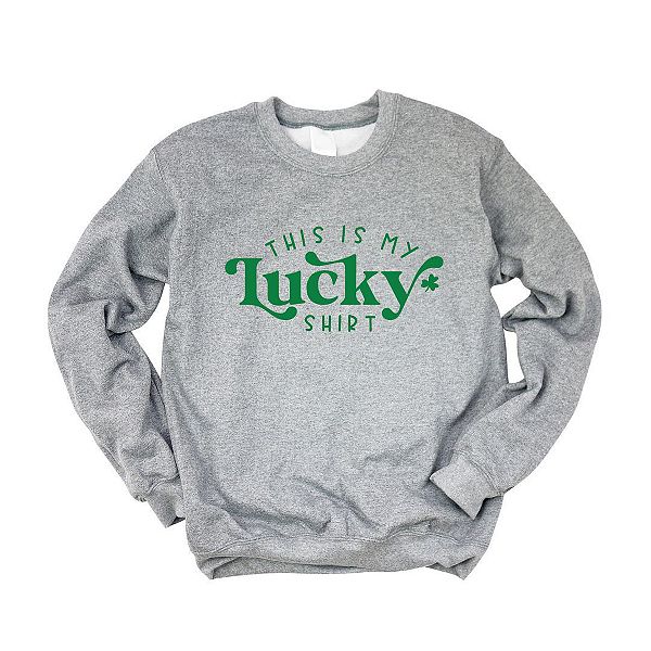 

Свитшот This is my lucky shirt Simply Sage Market, Graphite, Зеленый, Свитшот This is my lucky shirt Simply Sage Market, Graphite