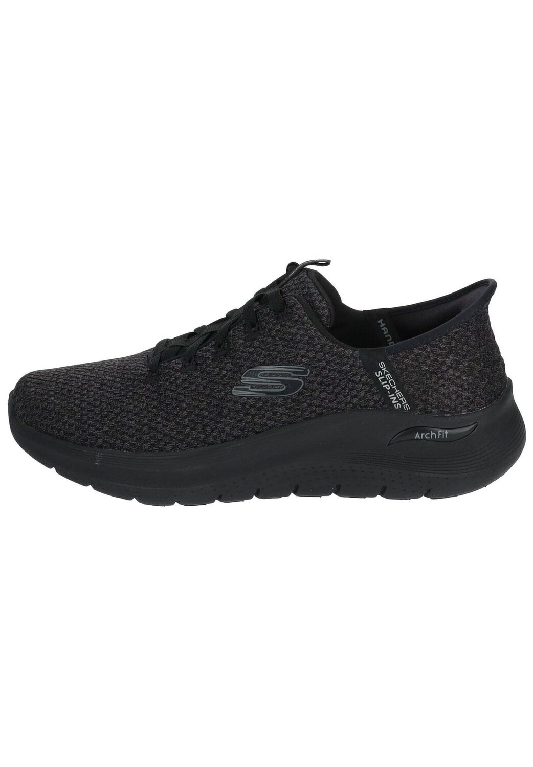 Текстильные кроссовки SKECHERS, черный — фото 2
